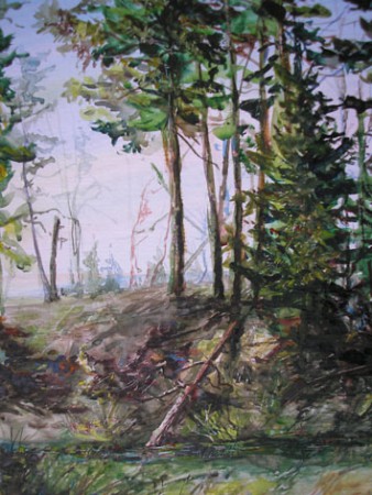 "У реки" акв. 2010